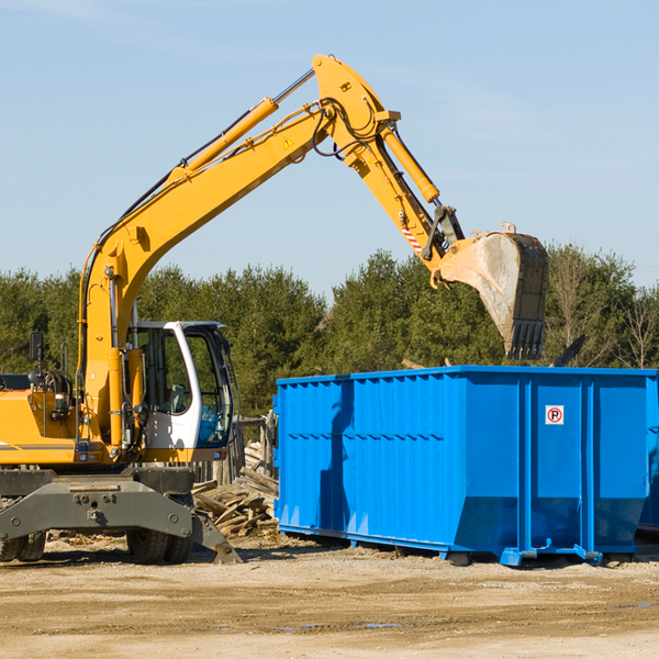 can i rent a residential dumpster for a construction project in Fillmore County